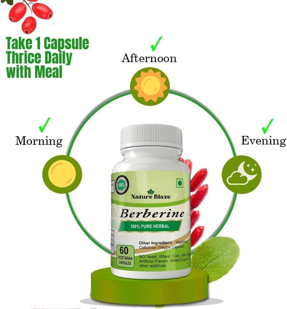 Ayurvedic Berberine (60 Cápsulas) - Organic Herbs