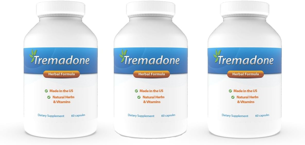 Tremadone - Complemento para el Alivio del Temblor Esencial - Natural, Sin Gluten, Sin Lactosa (3 Unidades)