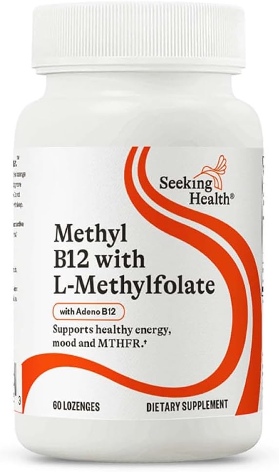 Seeking Health Methyl B12 con L-Metilfolato - 60 Pastillas