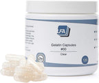Cápsulas Vacías Tamaño 00 - Gelatina Clara - Frasco de 500 uds - LFA Tablet Presses