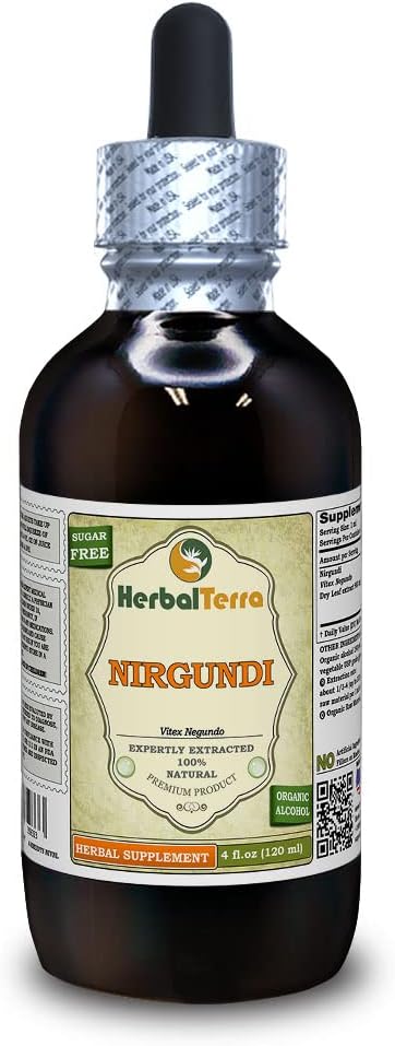 Extracto Líquido de Nirgundi (Vitex Negundo) 118 ml - HerbalTerra