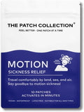 The Patch Collection® – Parche para Alivio de Mareos por Movimiento | Jengibre, Menta, Cártamo, Ginseng (Pack de 10)