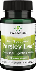Swanson Full-Spectrum Extracto de Hoja de Perejil - 60 Cápsulas (400 mg)