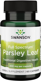 Swanson Full-Spectrum Extracto de Hoja de Perejil - 60 Cápsulas (400 mg)