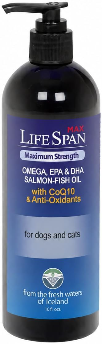 LifeSpan Aceite de Salmón Ultra Potente, Fortificado con CoQ10
