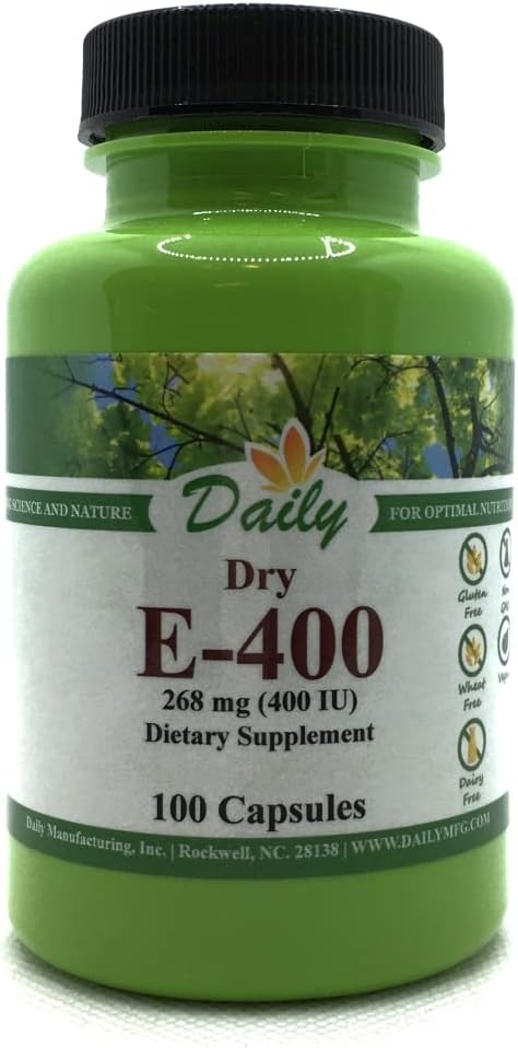 Daily Manufacturing Vitamin E Dry (268 mg, 400 IU)