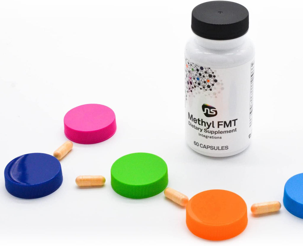 NeuroScience Methyl FMT - Complejo de Metilfolato con Vitaminas B, Magnesio y Zinc (60 Cápsulas)