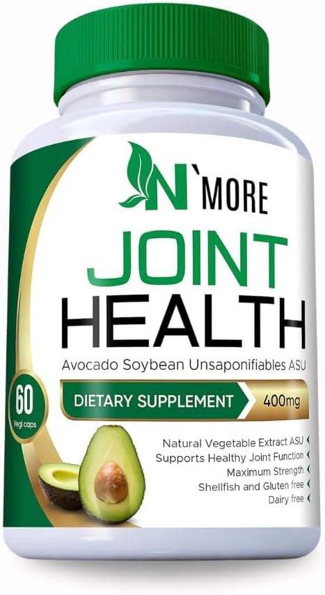 N'More ASU 400 mg - Insaponificables de Aguacate y Soja para Articulaciones - 60 Cápsulas