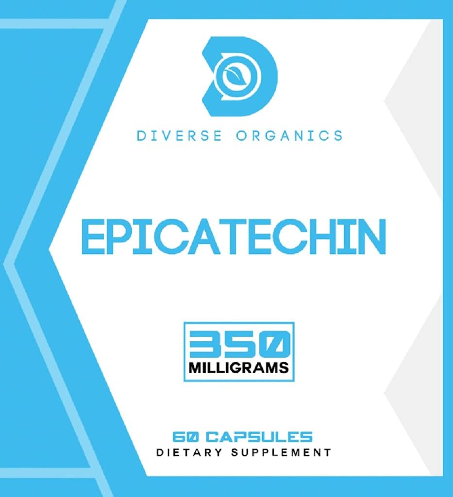 Epicatequina 350 mg por ración - 60 cápsulas - Diverse Organics