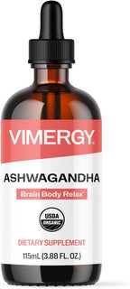 Vimergy Extracto Líquido de Ashwagandha Orgánico USDA – 55 ml