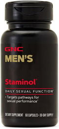 GNC Men’s Staminol Fórmula de Rendimiento Masculino, 60 Cápsulas