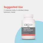 Lactoferrina con Calostro de Allergy Research Group - 300 mg Lactoferrina y 750 mg Calostro Bovino - Cápsulas Vegetales - 90 Unidades