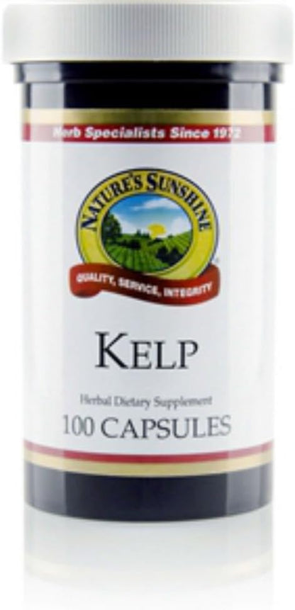 Kelp 100 Cápsulas, Nature's Sunshine – Contribuye al metabolismo energético normal. – Image 1