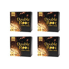 4 Cajas de Caramelos de Café Double Root - Bonbones de Café Arábica con Apoyo Energético (10 Piezas por Caja)