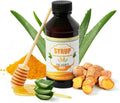 NATUSAM Suplemento Natural de Cúrcuma, Miel, Jengibre y Aloe Vera - Sabor Especiado Exótico - 118 ml