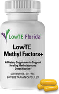 Methyl Factors + - 60 Cápsulas | Vitaminas B, Folato y Riboflavina para Función Normal del Corazón, Hígado y Cerebro, Suplemento Energético y Mejorador del Ánimo