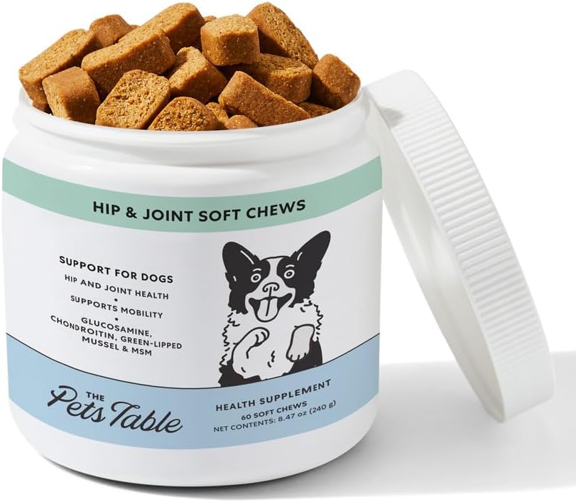 Probiotic Soft Chews Duck Flavored Gut Health Supplement for Dogs - Dog Digestive Support, 60 Chews