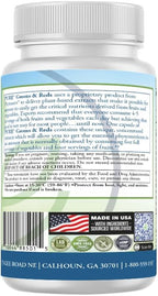 PURE® Greens & Reds Cápsulas - 30 Servicios - 9 Raciones Diarias de Frutas y Verduras en 1 Cápsula - Mezcla de Superalimentos PhytoServ® con Brócoli, Kale y Bayas - Escudo Fitonutriente de Base Vegetal