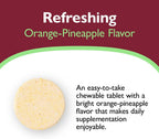 Celebrate Vitamins 2-en-1 Multivitamínico Bariátrico con Citrato de Calcio - Vitaminas A, D, E - Naranja Piña (120 Comprimidos)