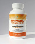 Turmeric Tranquility Cúrcuma Curcumina y Magnesio Glicinato con BioPerine – Alto Poder de Absorción – 90 Cápsulas