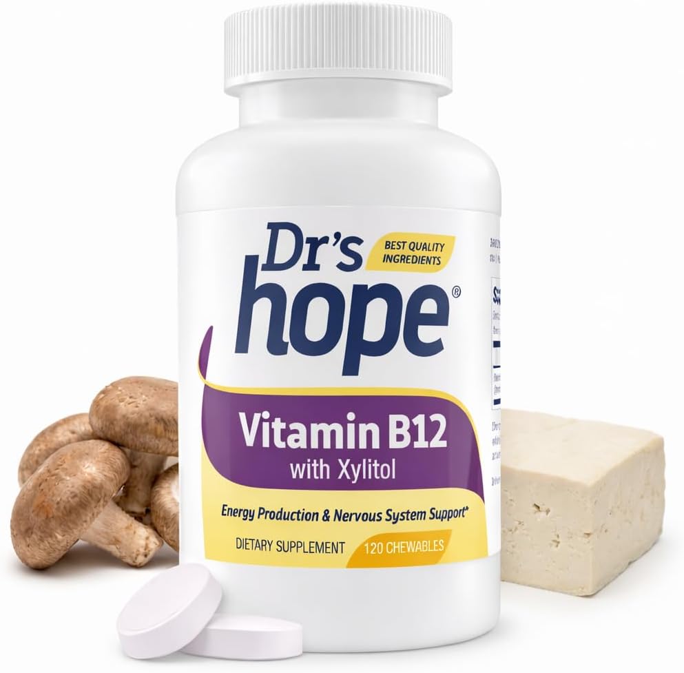 Dr’s Hope Vitamina B12 1000 mcg - 120 Comprimidos Masticables
