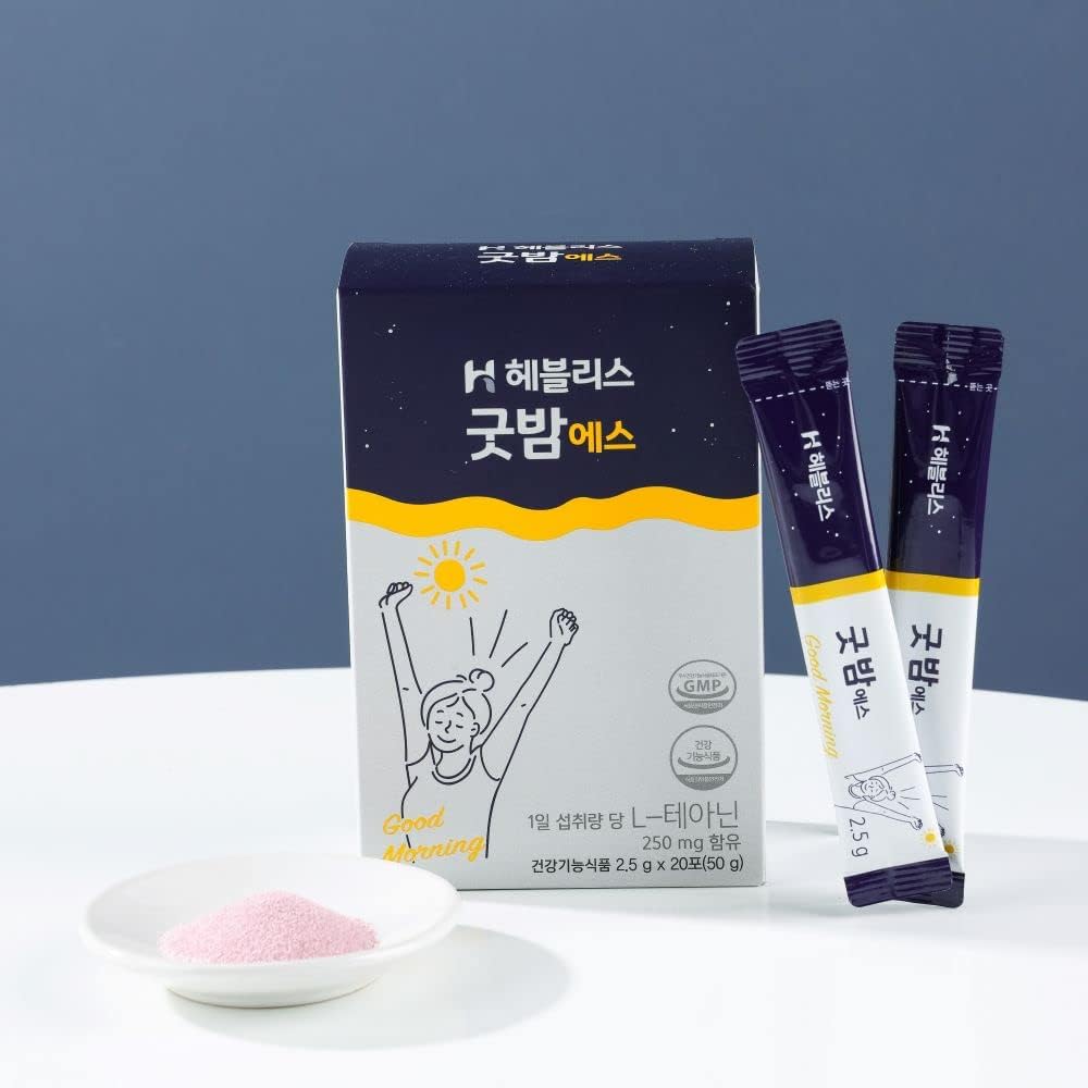 Heblis Good-Night S 20 Sticks – Suplemento de Aminoácidos para el Sueño y la Relajación