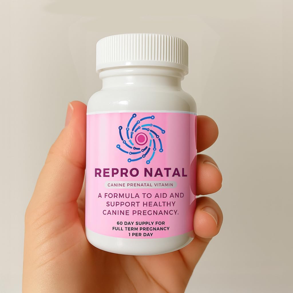 ReproNatal™ Cápsulas Multivitamínicas Prenatales para Perras - 60 Días