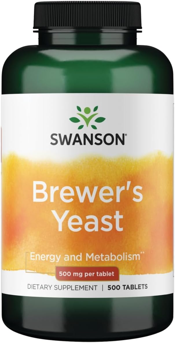 Swanson Levadura de Cerveza - Complejo B (500 mg, 500 comprimidos, 2 unidades)