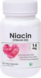 Niacina 14mg Vitamina B3 con Inositol 50mg - 60 Cápsulas Veganas