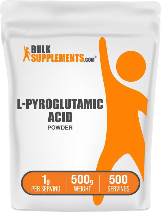 L-Ácido Piroglutámico en Polvo - 500g - BulkSupplements