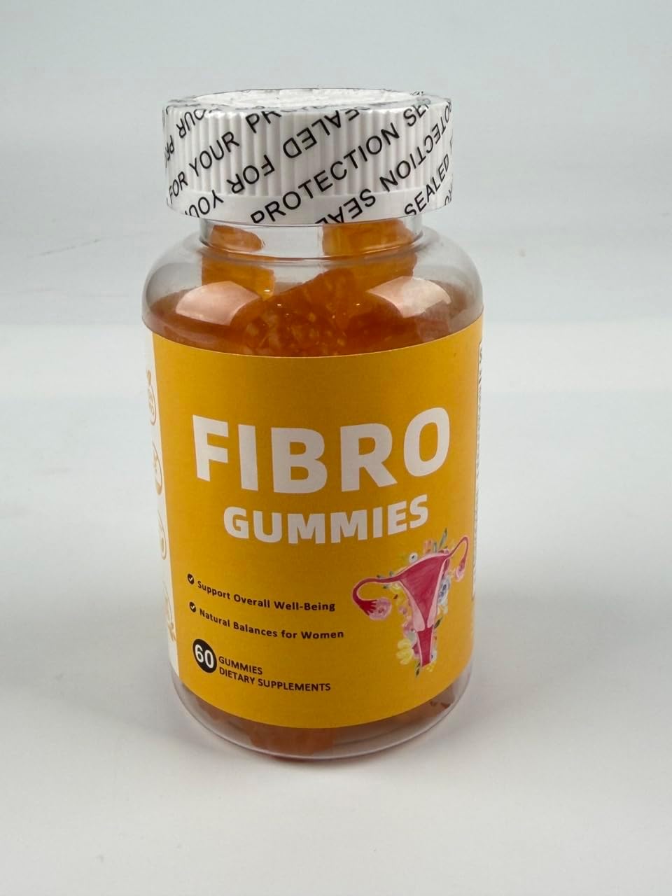 Aromlife Fibro Inositol Gummies - Gominolas de Inositol con Folato y Vitaminas B6 y B12, 60 Gominolas Sabor Naranja para Mujeres