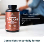 Ancient Nutrition Organ Supplements, Complejo de Órganos Grass-Fed y Silvestre, 30 Cápsulas