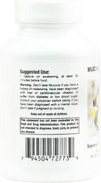 Supreme Nutrition Mucuna Supreme, 90 Cápsulas Vegetarianas de Mucuna Pura