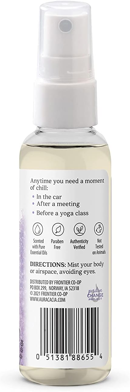 Aura Cacia Ess Sol Mist Chill Pill 2 Fl Oz