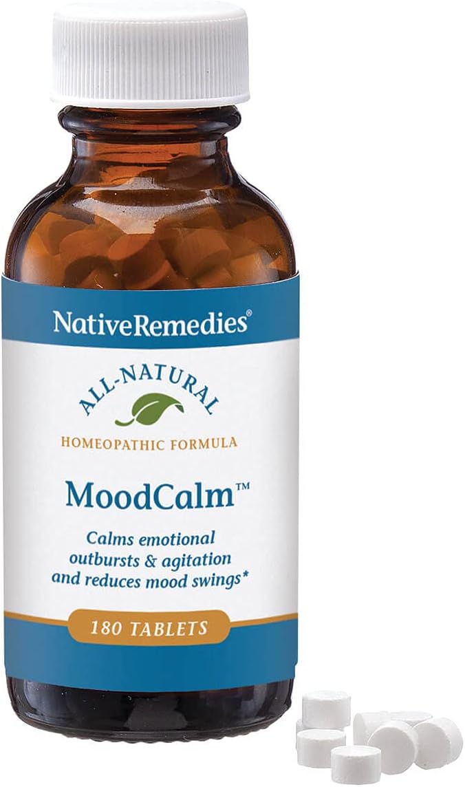MoodCalm de Native Remedies - 180 Comprimidos Homeopáticos para el Equilibrio Emocional