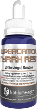 Nootropics Depot Supercritical CO2 Myrrh Extract Solution | 400mg | 4% Furanodienos | Commiphora myrrha