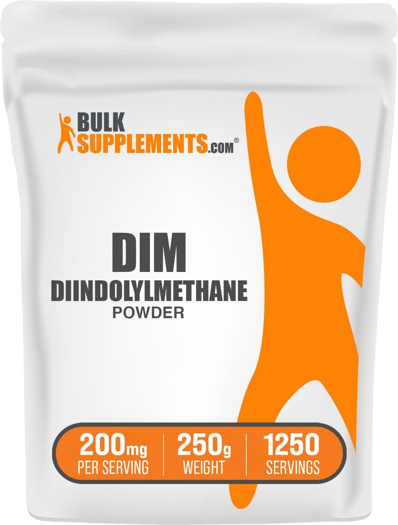 BulkSupplements.com DIM en Polvo - Diindolilmetano, 200 mg por ración, 10 g