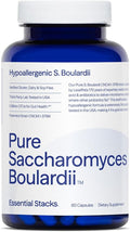 Essential Stacks Probiótico Saccharomyces Boulardii – 5 Mil Millones de UFC (60 Cápsulas)