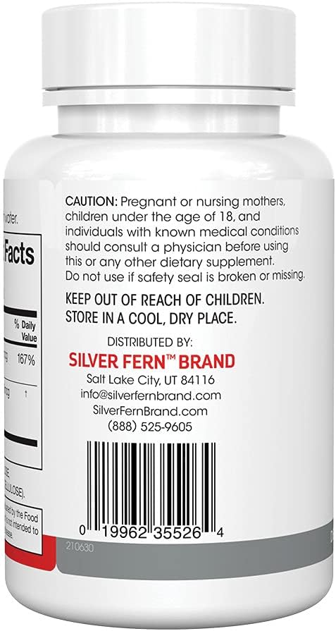 Silver Fern Vitamina K2-D3 - Complemento Natural con K2 MK-7 y D3 - 30 Cápsulas