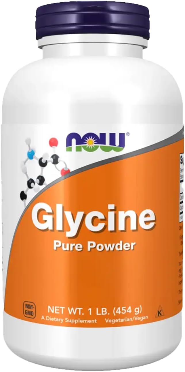 NOW Foods Glicina en Polvo Libre, 454 g