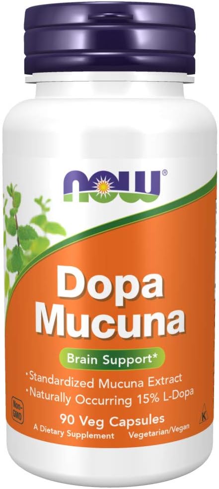 DOPA Mucuna 90 Vcaps - Pack de 2 - NOW Foods