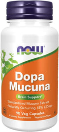 DOPA Mucuna 90 Vcaps - Pack de 2 - NOW Foods