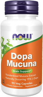 DOPA Mucuna 90 Vcaps - Pack de 2 - NOW Foods