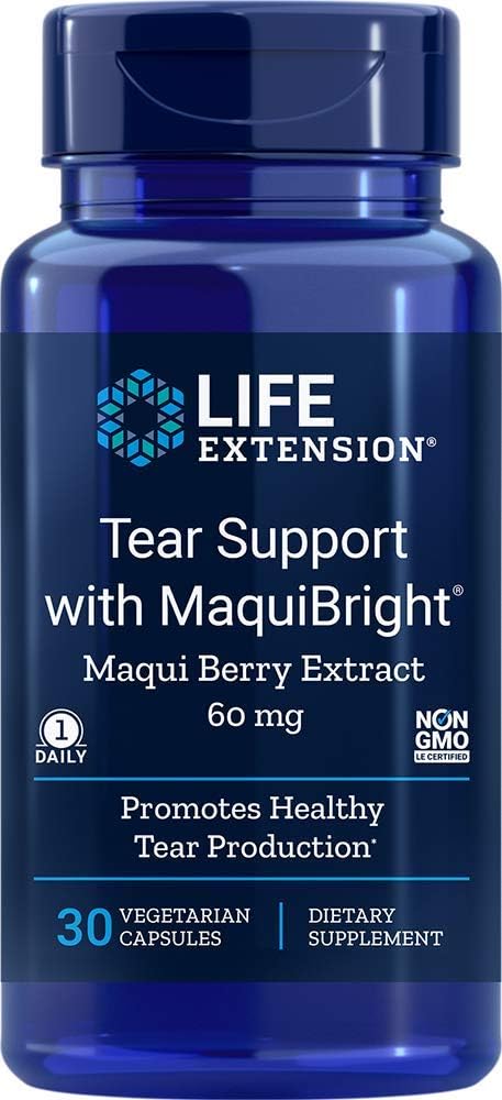 Life Extension Tear Support con MaquiBright 60 mg, 30 Cápsulas Vegetales