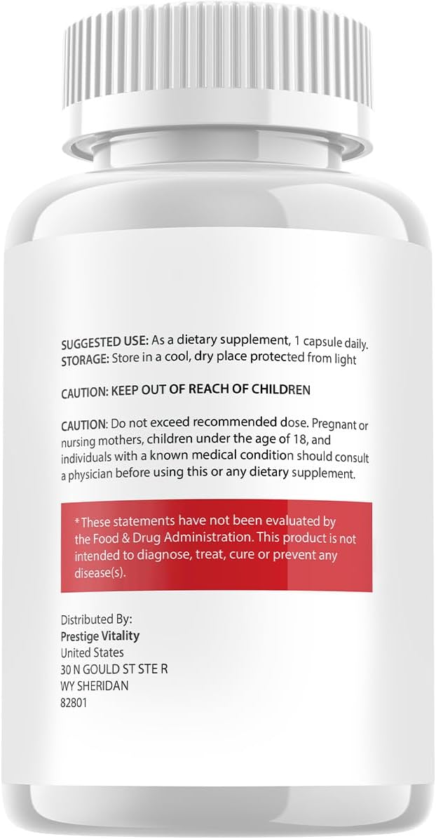 Glyco Vantage Cápsulas - Suplemento Avanzado de Fórmula Natural, 5 Pack (300 Cápsulas)