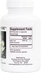 Supreme Nutrition Woad Supreme, 90 Cápsulas Vegetarianas de Raíz de Isatis Pura