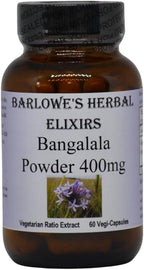 Barlowe's Herbal Elixirs Bangalala (Eriosema kraussianum) – Cápsulas de 400 mg – Hierba de vitalidad masculina sudafricana – 60 cápsulas veganas – Sin estearatos, envasado en vidrio