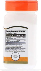 21st Century C 500 mg Liberación Prolongada 110 Comprimidos