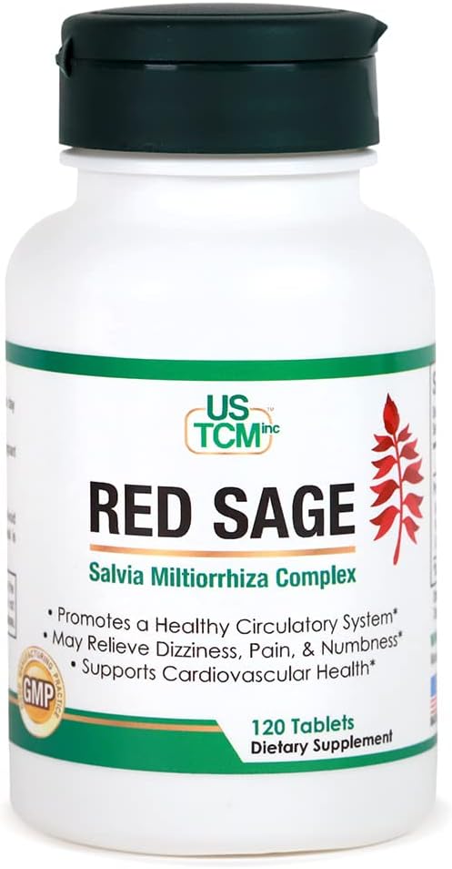 Red Sage Salvia Miltiorrhiza Complex Tablet 120 Tablets