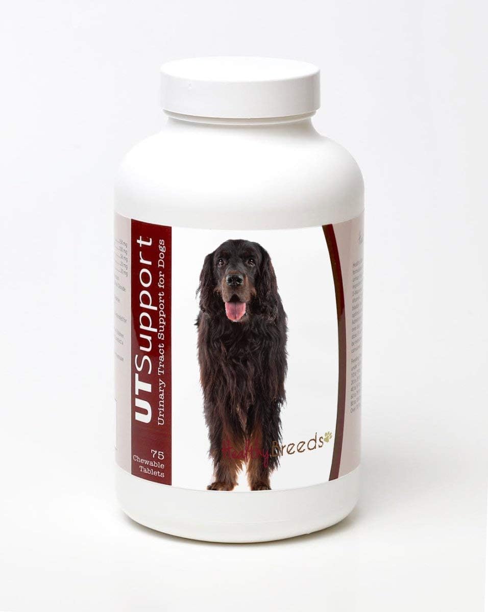 Healthy Breeds Gordon Setter Cranberry Chewables - Apoyo Urinario - 75 Unidades